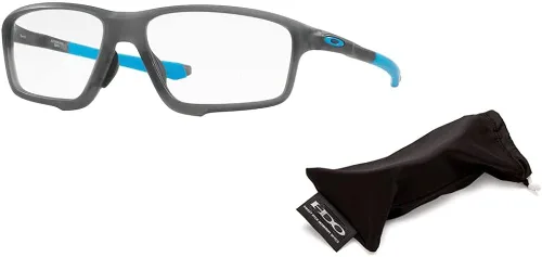 Vista 3 de Oakley Crosslink Zero OX8080 - Lentes cuadrados para hombre paquete con kit de lentes de cortesía iWear de diseñador