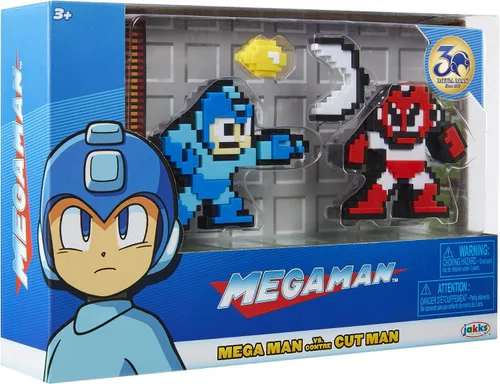 Vista 8 de Megaman 34175 MegaMan - Figura clásica de 8 bits (Mega Man vs. Cut Man)