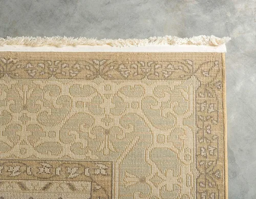 Vista 7 de Unique Loom Palace Collection - Alfombra Saray (2 pies x 3 pies 1 pulgada, rectangular, crema/marrón claro)