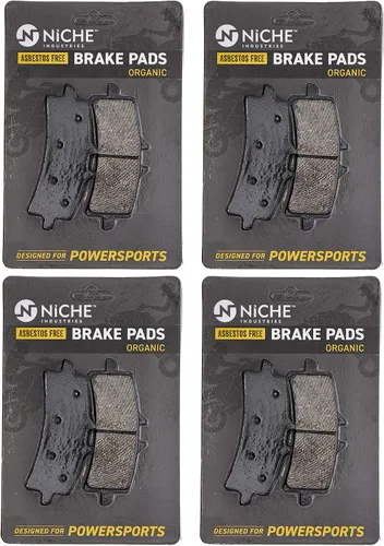 Vista 7 de NICHE Juego de pastillas de freno para Suzuki GSXR600 GSXR750 Hayabusa Kawasaki Ninja ZX10R Ducati 1098 Front Organic