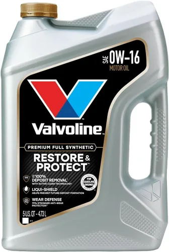 Vista 63 de Valvoline SynPower Full aceite sintético para motor, 1 Cuarto de galón, Ambar