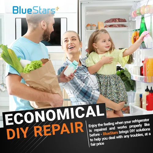 Vista 6 de BlueStars - Repuesto de actuador de dispensador de agua para refrigerador ultraduradero 241685703, compatible con refrigeradores Frigidaire