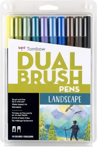 Vista 17 de Tombow Marcadores artísticos de doble pincel (paquete de 10, celebración)