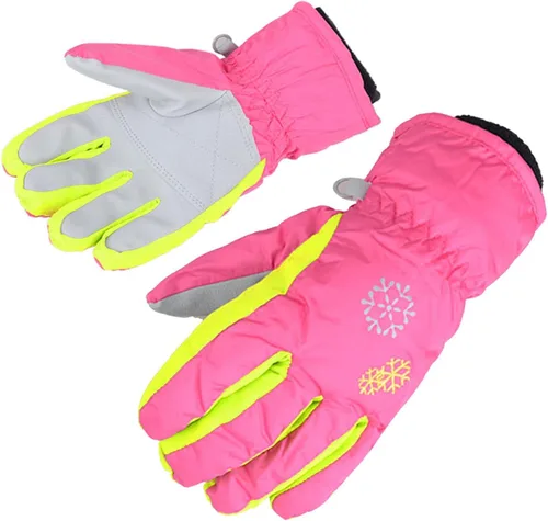 Vista 7 de AMYIPO - Guantes de invierno para niños y niñas, ideales para esquí, nieve, snowboard