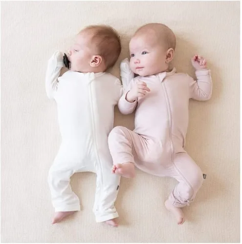 Vista 6 de Baby Unisex Soft Footies Zipper Closure Footless Pajama Sleepers Pjs N' Plays One-Piece Romper 0-24M