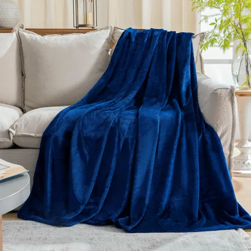 Vista 15 de JIAHANNHA Manta de forro polar de franela (50 x 60 pulgadas), manta beige para sofá o cama, 280 GSM, manta de felpa súper suave, acogedora y ligera