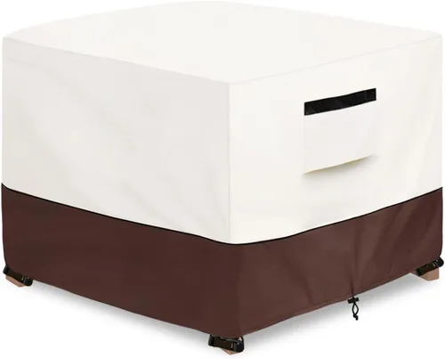 Vista 17 de Cubiertas para juego de muebles de patio Aacabo para 3 piezas de bistró al aire libre, cubierta impermeable 100% para muebles de exterior para 2