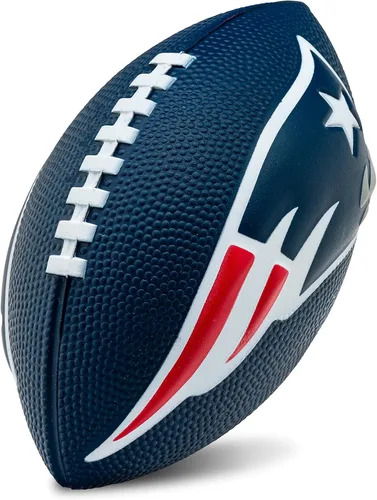 Vista 28 de Franklin Sports NFL - Fútbol americano de espuma para niños, pelota suave de tamaño junior de 8.5 pulgadas con logotipos 3D, perfecta para el día