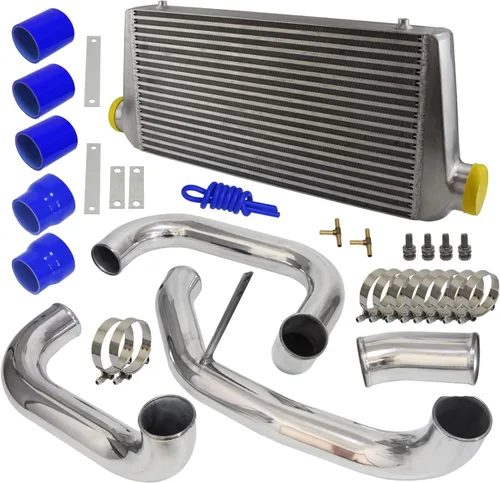 Vista 14 de Kit de intercooler para Nissan Skyline GT-R R32 HCR32 HNR32 RB20DET; R33 ECR33 GTS RB25DET; R34 ER34 GTT RB25DET, 1989-2001 Bolt On
