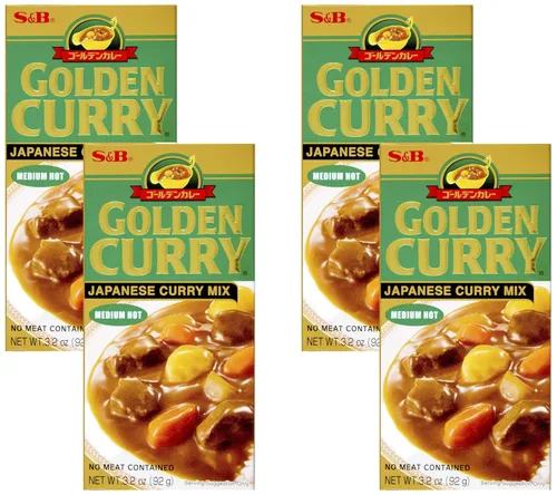 Vista 9 de S&B, Golden Curry - Mezcla de curry japonés, medio caliente, 3.2 oz