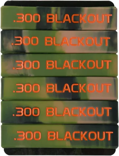 Vista 10 de Aolamegs Paquete de 6 bandas de marcado de cargador Blackout 300