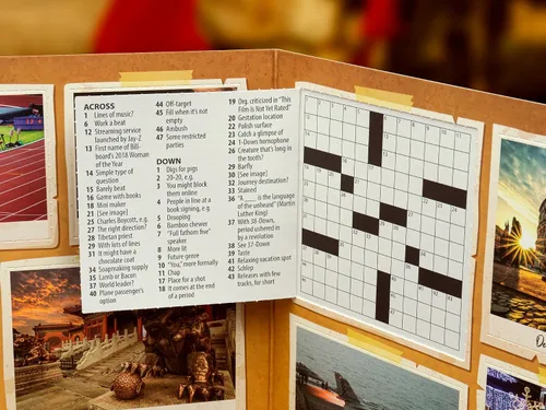 Vista 3 de Calendario de Adviento para amantes de crucigramas – Volumen 1 – 24 rompecabezas de cuenta regresiva de Navidad para adultos y personas mayores