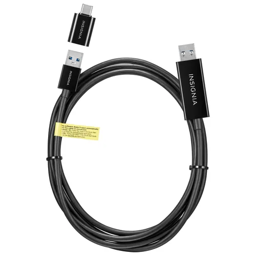 Vista 58 de Insignia Cable trenzado USB-C a USB-C (5 pies, morado claro)