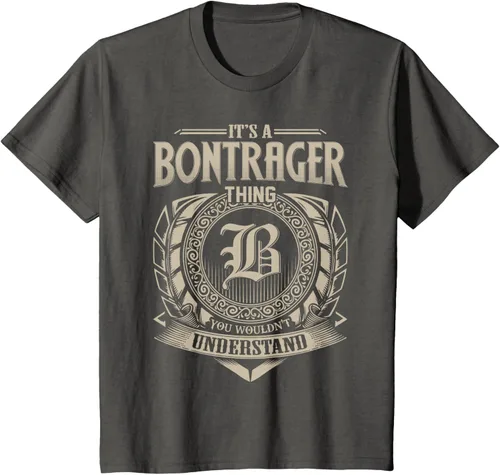 Vista 29 de Camiseta vintage It's A BONTRAGER Thing You Wouldn't Understand Name, Negro