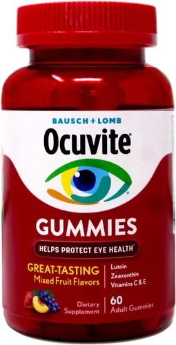 Vista 2 de Ocuvite Gomitas Eye Health, sabores mixtos de frutas, 60 unidades (paquete de 2)