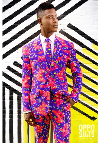 Vista 3 de Disfraz Príncipe del rap para hombre Multicolor