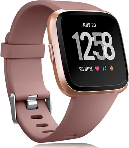 Vista 17 de Wepro Correa compatible con correas Fitbit Versa 2 para mujeres y hombres, correa suave compatible con bandas Fitbit Versa, correa deportiva Beige