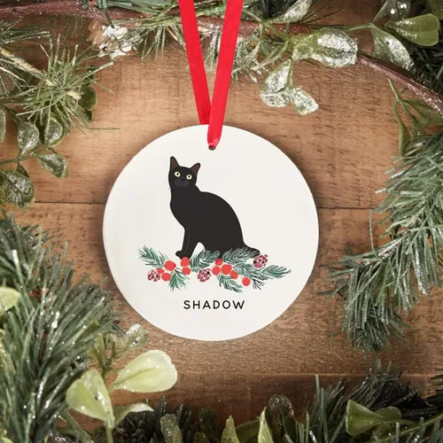 Vista 22 de Adornos de Navidad personalizados para perros, Adorno personalizado de perro boyero de Berna de Zmoicky, Adorno conmemorativo personalizado