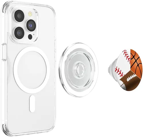 Vista 3 de PopSockets MagSafe PopGrip con temática de deportes para iPhone