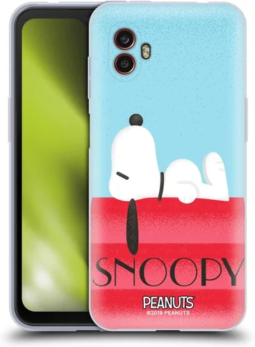Vista 258 de Head Case Designs Snoopy Deco Dreams - Funda de gel con licencia oficial de Peanuts Blue Pattern [protección de grado militar] compatible con Google