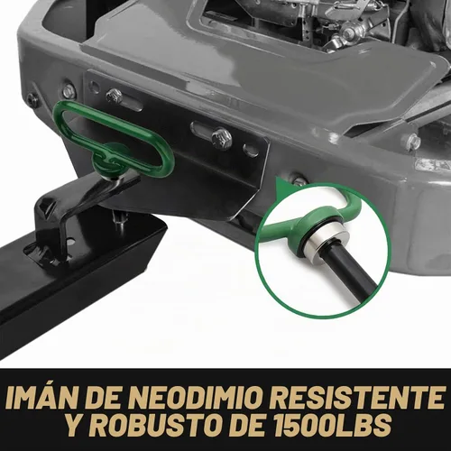 Vista 5 de Pasador de Enganche Magnético, Pasadores de Enganche de Remolque de Cortadora de Césped de 1/2 Pulgada - Pasador de Puerta de Remolque Magnético