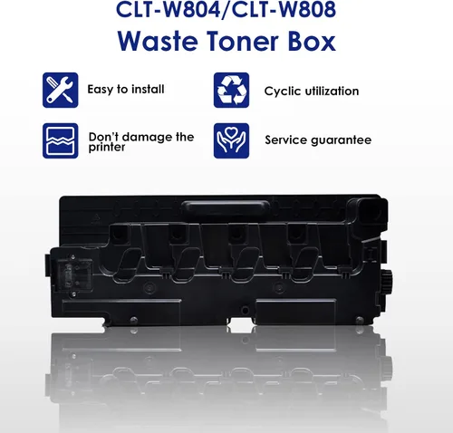 Vista 5 de CULater W9048MC CLT-W804 CLT-W808 Reemplazo de caja de tóner residual compatible para W804 W808 W9048 W9048 Contenedor de tóner residual para E77822