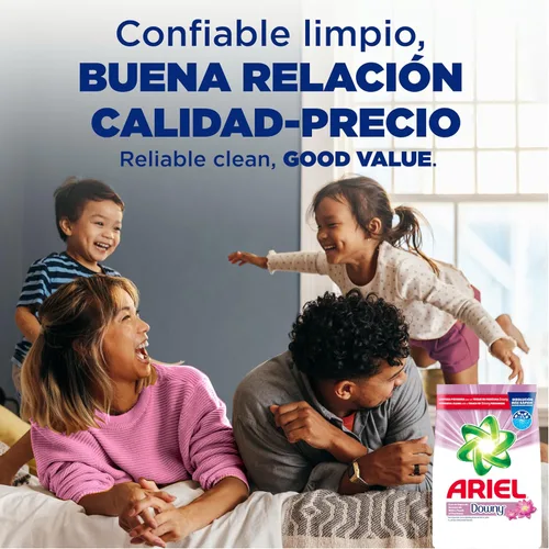 Vista 4 de Ariel con un toque de frescura Downy, detergente en polvo para ropa, 105.8 onzas, 66 cargas