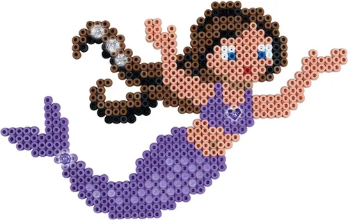 Vista 4 de Hama Beads 1,000 Bead - Bolsa de recambio - Lila translúcida