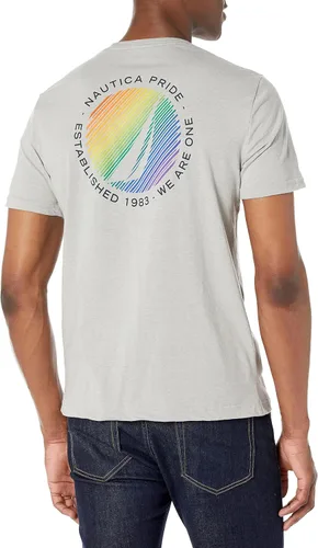 Vista 2 de Nautica Camiseta gráfica del orgullo para hombre