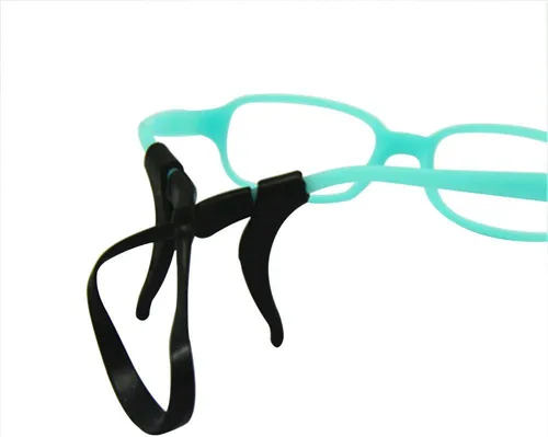 Vista 2 de 3 Sets Pack Kids Glasses Silicone Cord Ear Grips Children Eyeglasses Temple Locks with Head Band Strap Retainer