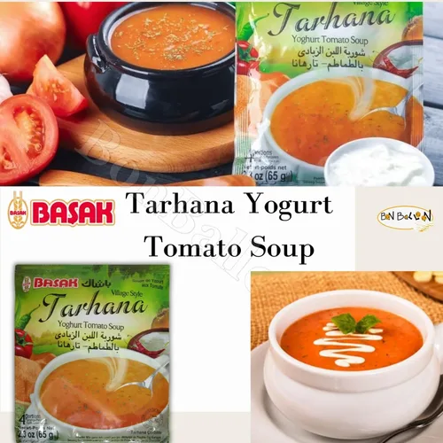 Vista 3 de Basak Tarhana Yogur Tomate Sopa Polvo Natural Hierbas Egipto Árabe Mezcla de Hierbas Hierbas Condimento Especias Especias Cocinar Kosher Halal