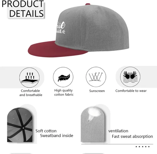Vista 6 de Nurse Squad Trucker hat Running Cap blue03 Womens hat Gifts for Her Baseball Hat