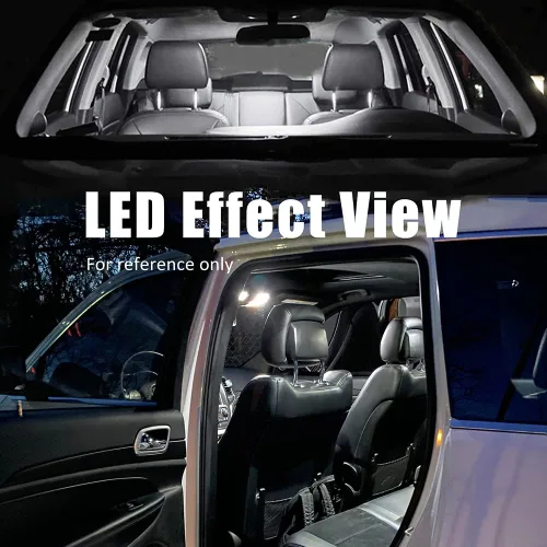 Vista 6 de Kit de luces LED interiores F250 F350 de 15 piezas para Ford F-250 F-350 1999-2016 Super Duty Blanco 6000K Paquete de iluminación LED
