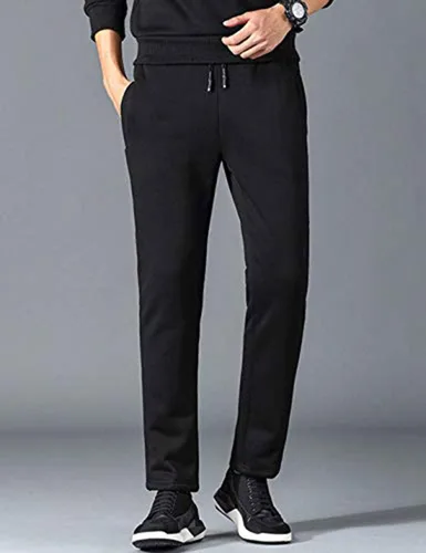 Vista 3 de Yeokou Pantalones deportivos térmicos de forro polar con forro polar para hombre