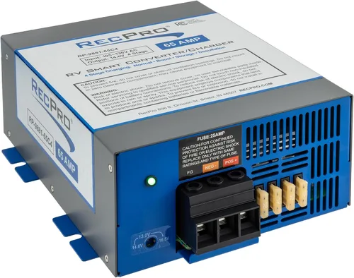 Vista 13 de RecPro - Convertidor de energía RV de 35 amperios y cargador de batería Carga de 4 etapas