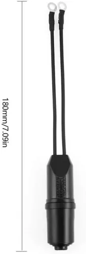 Vista 3 de E-outstanding Paquete de 2 conectores de antena de TV de 300 ohmios a 75 ohmios, cable coaxial a juego, transformador UHF/VHF/FM modelo Convertidor