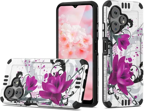 Vista 7 de TJS Funda para Celero3 Celero 5G + Plus 2024 (3ª versión) (flor antigua)
