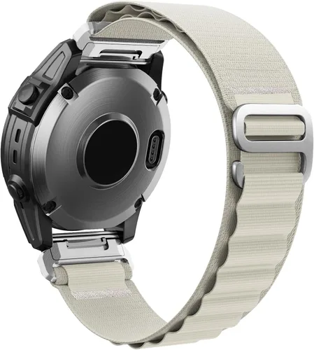 Vista 22 de Correa de reloj de nylon de ajuste rápido de 22 mm para Garmin Fenix 8/E/7/7 Pro/6/6 Pro/5/5 Plus(47mm), Epix Pro Gen 2 47mm, Forerunner