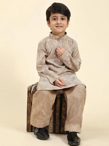 Vista 2 de Pro-Ethic Style Developer Conjunto de Kurta de algodón para niños Ropa étnica india (S-218)