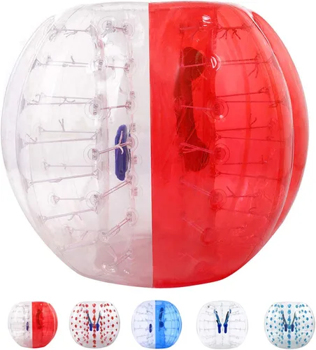 Vista 8 de Balones burbuja de fútbol inflables para adolescentes/adultos, bola de Zorb para el cuerpo de 1,2 m/1,5 m de diámetro, 1 paquete