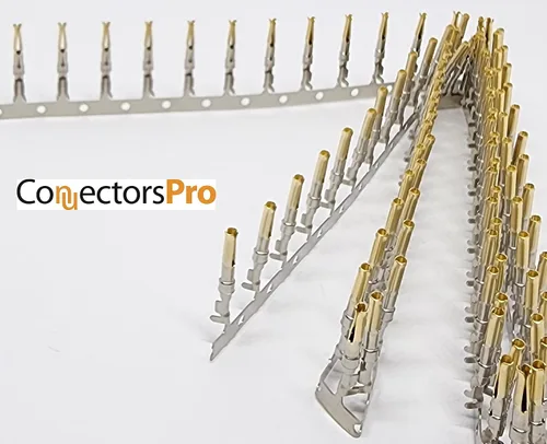 Vista 5 de PC Accessories - Conectores Pro D-Sub 0.079 in Hembra Crimp Pins, 200Pack 0.079 in Gold Tin Plated DB Pin para DB9 DB15 DB25 DB37 DB50 Conectores