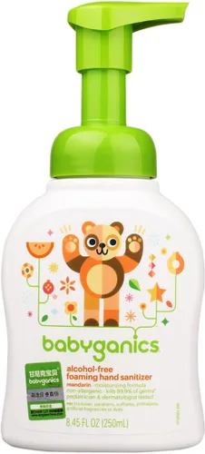 Vista 3 de Babyganics Desinfectante de manos espumoso sin alcohol - Mandarina - 1.69 oz