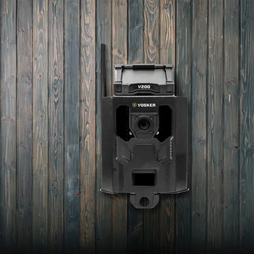 Vista 5 de Vosker V100 y V200 - Caja de seguridad impermeable para cámara al aire libre - Funda protectora de acero resistente Resistente a la intemperie y a