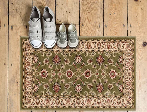 Vista 17 de Well Woven Barclay Collection Sarouk - Alfombra negra de 4 x 5 pies, para entradas, dormitorios pequeños, salas de estar Negro
