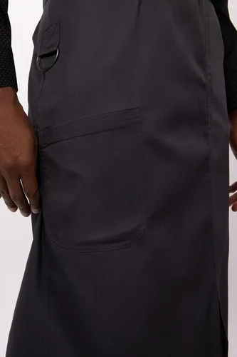 Vista 7 de Chef Works Brio Chef's Bib Delantal para hombre
