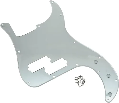 Vista 13 de KAISH Golpeador de 13 agujeros estilo P Bass, placa de rasguño PB para bajo Precision P Bass de USA/México con perla de abulón