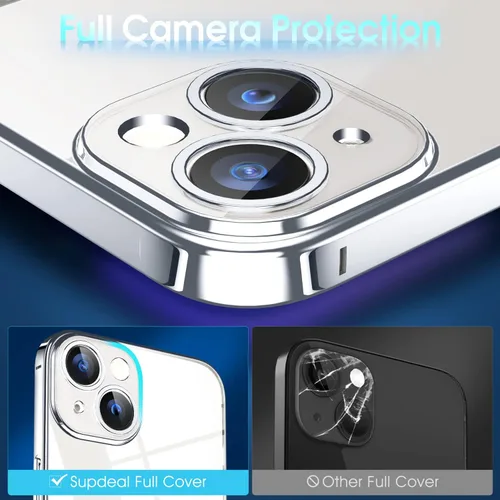 Vista 59 de Supdeal Funda cristalina transparente para iPhone 11, [No se amarillea] [Protección de la cámara] [Probado contra caídas de grado militar] Funda