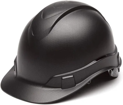 Vista 17 de Pyramex Ridgeline Cap Style 4 Point Ratchet Hard Hat Azul