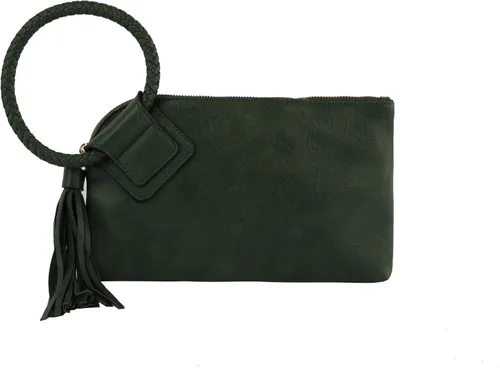 Vista 45 de Monedero de mano para mujer, cartera de noche con correa de mano, informal, formal, de cuero vegano, Metro Muse