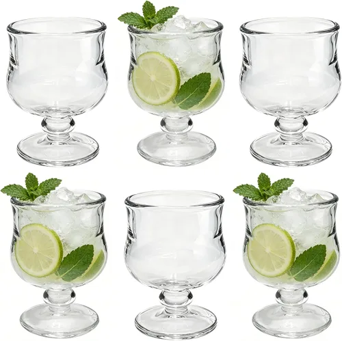 Vista 8 de Juego de 6 vasos de chupito de 1.75 onzas/vasos de chupito súper lindos/vasos cordiales/vasos de jerez/estilo clásico/sin plomo